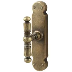 Martellina UTENSIL LEGNO modello FM382 per serramento su rosetta con quadro 7 in ferro oro antico Sconto