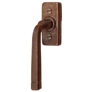 Prezzo Ridotto Martellina dk UTENSIL LEGNO modello FM046 per serramento su rosetta con quadro 7 in ferro ruggine
