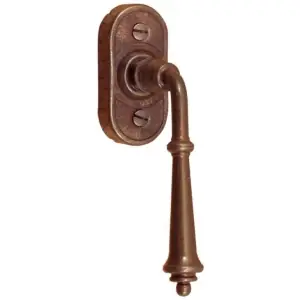 Prezzo Di Fabbrica Martellina dk UTENSIL LEGNO modello FM319 per serramento su rosetta con quadro 7 in ferro ruggine