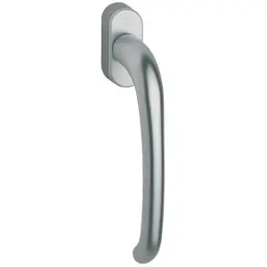 Professionale Martellina dk alzante scorrevole HOPPE modello STRASBOURG per serramento con rosetta con quadro 35 in alluminio titanio