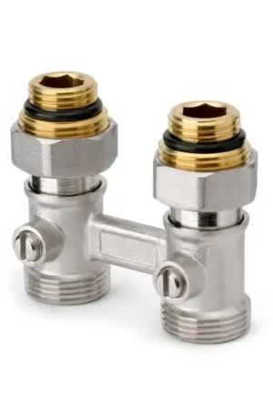 Gerades Modell, Zweirohr-H-Ventil mit 1/2"M-Anschlüssen APM 345CP 015 Nuovo Arrivo