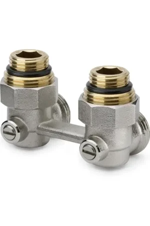 Zweirohr-H-Ventil, Eckmodell, 1/2"M-Anschlüsse APM 346CP 015 Promo Stagionale