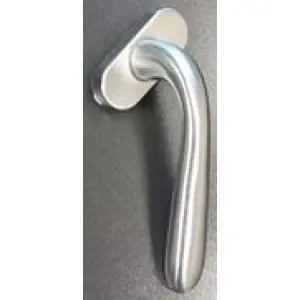 Martellina dk BRC modello VENERE per serramento con rosetta con quadro 35 in ottone cromato opaco Offerta