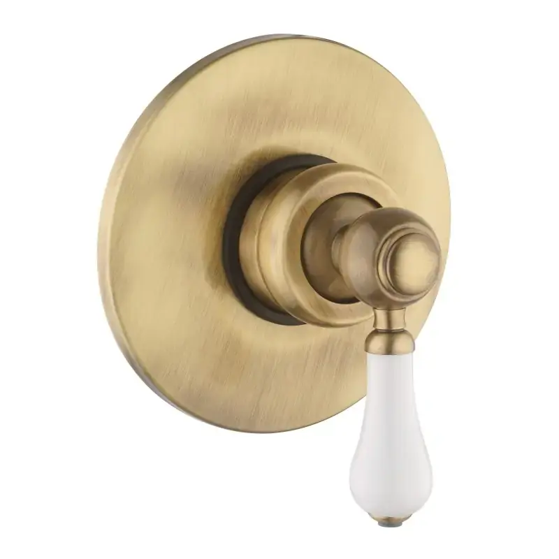 Bronzefarbener Ein-Auslauf-Einbau-Brausemischer mit Retro-Griff Piralla Como 0TOF3410A21 Popolare
