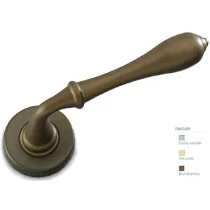 Offerta Del Giorno Maniglia SICMA modello COUNTRY per porta interna su rosetta e bocchetta con foro yale in zircal brunito antico
