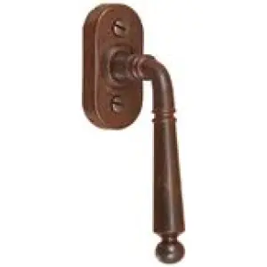 Martellina dk UTENSIL LEGNO modello FM381 per serramento su rosetta con quadro 7 in ferro ruggine Quantità Limitata