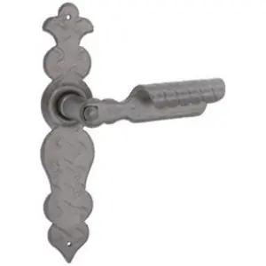 Maniglia DIDIEFFE modello MARMOLADA 201 per porta interna su placca con foro yale in ferro silver Saldi
