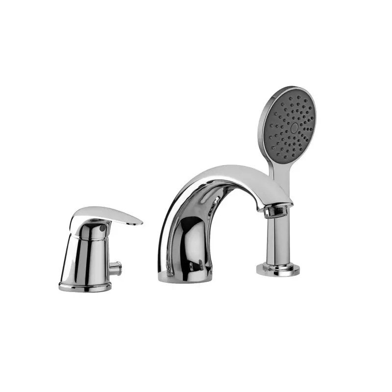 Badewannenmischer mit Umsteller und Duschset Paffoni DU040CR Professionale