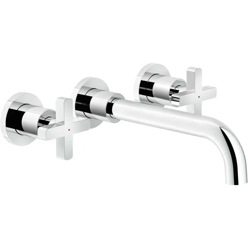 Wand-Waschtischarmatur, Doppelhebelmodell Nobili Lira LR116298/1ECR Saldi