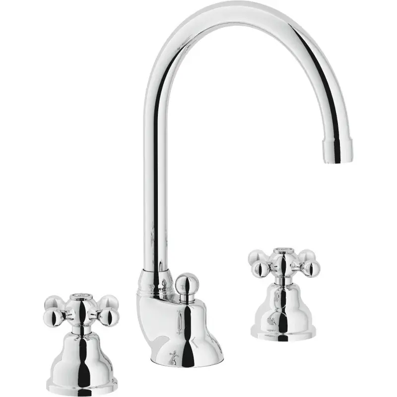 Di Tendenza 3-Loch Waschtischbatterie mit drehbarem Auslauf Nobili Grazia GRC5012/1CR