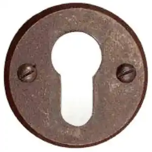 Nuovo Arrivo Bocchetta UTENSIL LEGNO modello FB712 per porta interna con foro yale in ferro ruggine