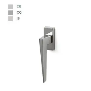 Offerta Del Giorno Martellina dk OLIVARI modello DENVER per serramento con rosetta con quadro 42 in ottone cromato opaco