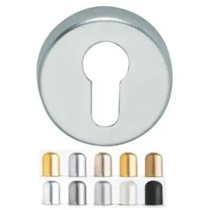 Compra Adesso Bocchette BRIALMA modello 9500Y per porta interna con foro yale in alluminio argento