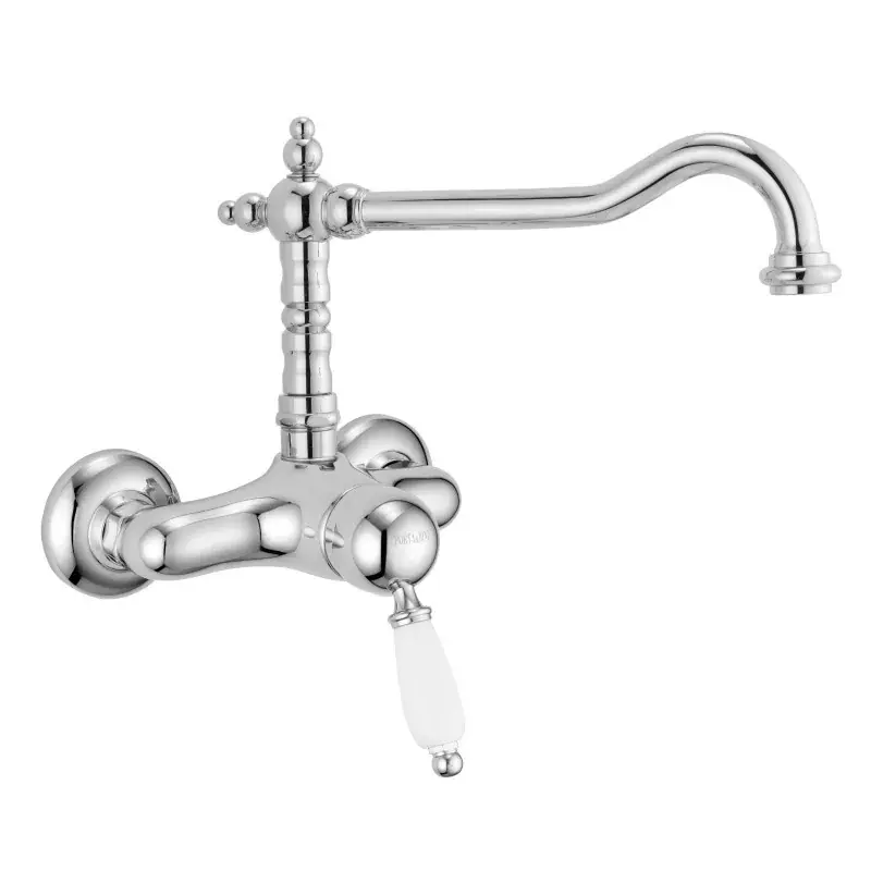 Miglior Prezzo Wandspülenmischer mit drehbarem Auslauf Porta & Bini New Old 50451CR