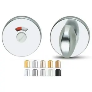 Nottolino wc BRIALMA modello 4000 per porta interna in alluminio argento Ultimissimo Modello