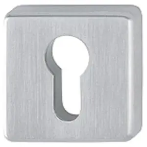 Non Perdere Bocchette HOPPE modello E52KS quadrata per porta interna con foro yale in acciaio inox satinato