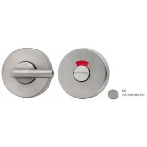 Offerta Lampo Nottolino wc REGUITTI modello 821NO diametro 52 per porta interna in acciaio inox satinato