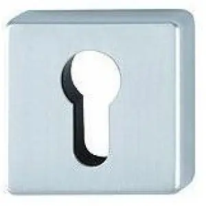 Offerta Lampo Bocchette HOPPE modello 24KS quadrata per porta interna con foro yale in alluminio satinato