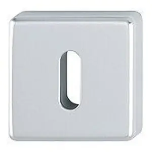 Bocchette HOPPE modello 52KS quadrata per porta interna con foro normale in alluminio argento Promozione