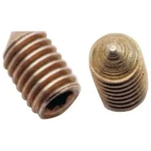 Grano REGUITTI con esagono punta conica modello G1 M6x6 zincato tropicalizzato Ultime Pezzi