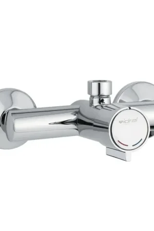 Wandmontage zeitgesteuerter Duschmischer mit Druckknopf Idral Minimal 08132 - 08132-30 Offerta Speciale