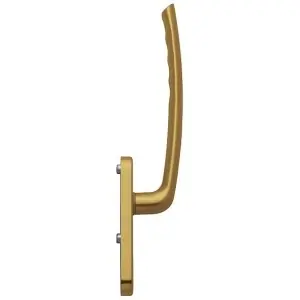 Esclusivo Maniglione alzante scorrevole singolo HOPPE modello TOKYO per serramento su placca in alluminio bronzo