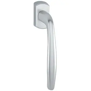 Promozione Martellina dk alzante scorrevole rs HOPPE modello NEW YORK per serramento con rosetta con quadro variabile in alluminio argento