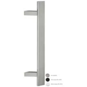 Economico Maniglione FIMET modello OREGON diritto inclinato per serramento in accaio inox satinato