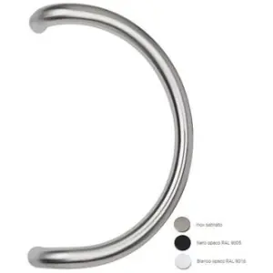 Offerta Lampo Maniglione FIMET modello ARKANSAS semicerchio per serramento in accaio inox satinato