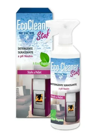 EcoCleaner Reinigungsmittel und Entfetter für die Oberflächen des Pelletofens Metacril Tecno Line 155 00501 Saldi