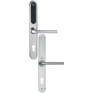 Maniglia HOPPE modello ARRONE AR4750 per porta interna smart su placca con foro yale in acciaio inox satinato Miglior Prezzo