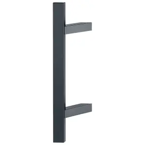 Maniglione HOPPE modello E5724 diritto squadrato inclinato 45? per serramento in acciaio inox nero opaco Ordina Subito