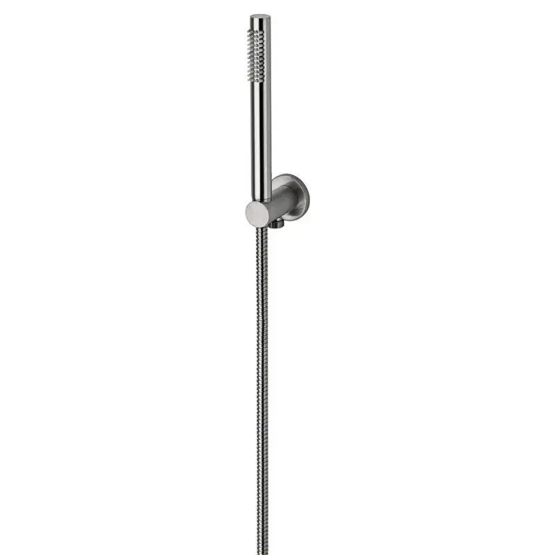 Duschset mit Wassereinlass, Halterung und Handbrause aus chromfarbenem Metall Paffoni ZDUP094CR Saldi