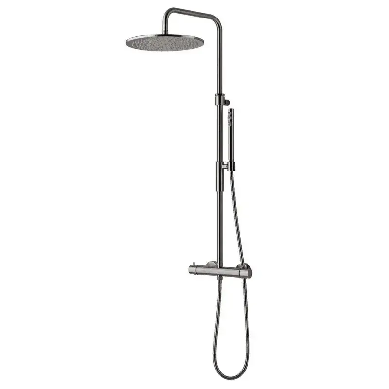 Spedizione Espresso Thermostatische Duschsäule mit Duschkopf Ø300 mm Paffoni ZCOL646KLIQCR
