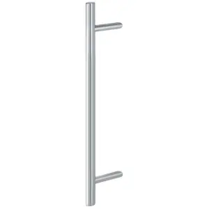 Maniglione HOPPE modello E5062 diritto inclinato 45? per serramento in acciaio inox satinato Ultimissimo Modello