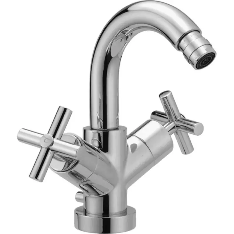 Offerta Lampo Bidetmischer mit Kreuzgriffen Huber Suite SU00055021