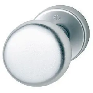 Pomolo fisso HOPPE modello 53H/42K per portoncino su rosetta in alluminio argento Prezzo Basso
