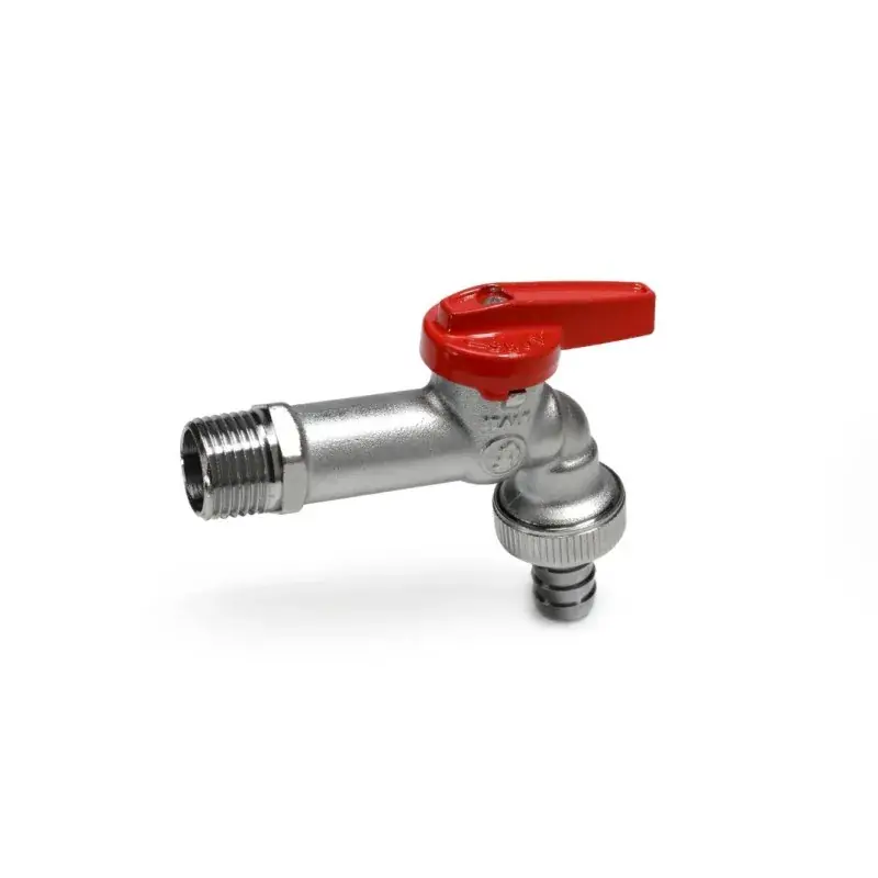 Gartenwasserhahn aus Chrom mit Schlauchanschluss GIACOMINI R619IX103 Reso Gratuito
