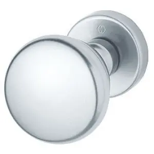 Pomolo fisso HOPPE modello 63-65/42k per portoncino su rosetta in alluminio argento Sconto