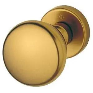 Pomolo fisso HOPPE modello 63-65/42k per portoncino su rosetta in alluminio bronzo Promozione