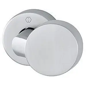Promo Stagionale Pomolo fisso HOPPE modello E58G/42 per portoncino su rosetta in acciaio inox satinato
