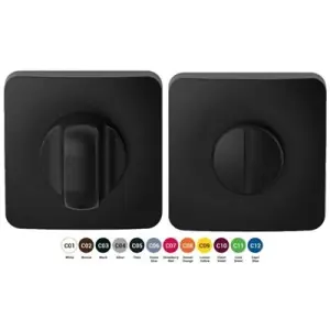 Nottolino wc COLOMBO modello CC29 per porta interna in zama bianco Novità