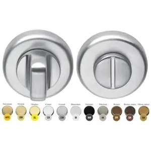 Nottolino wc COLOMBO modello CD69 per porta interna in ottone cromo Occasione
