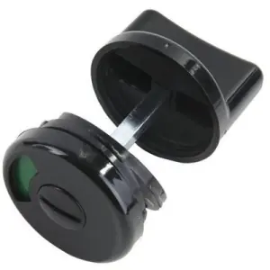 Nottolino wc GHIDINI modello MINNY per porta interna in nylon nero Prezzo Scontato