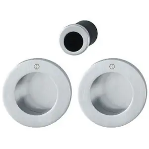 Spazio Kit 5 HOPPE modello M471 rotondo diametro 68 per serramento con foro cieco e ditale trascinamento in ottone cromo satinato Acquista Ora