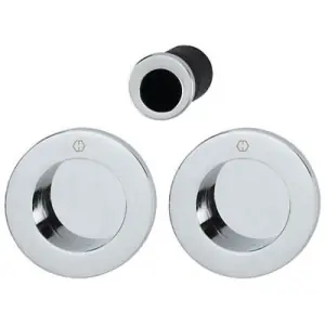 Spazio Kit 5 HOPPE modello M471 rotondo diametro 68 per serramento con foro cieco e ditale trascinamento in ottone cromo lucido Offerta Lampo