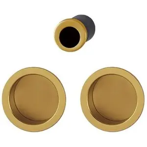 Spazio Kit 5 HOPPE modello 4920 rotondo diametro 59 per serramento con foro cieco e ditale trascinamento in alluminio bronzo Soddisfatti O Rimborsati