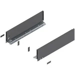 Spondina BLUM modello 770 legrabox, altezza K (128,5 mm), LN 500 mm, destro+sinistro, grigio orione opaco Prezzo Basso