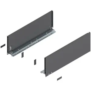 Spondina BLUM modello 770 legrabox, altezza C (177 mm), LN 500 mm, destro+sinistro, per legrabox pure grigio orione opaco Spedizione Espresso