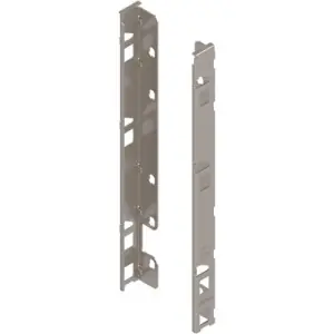 Affare Supporti BLUM modello ZB7 Legrabox per schienale in legno, altezza F (257 mm), destro+sinistro, nichelato